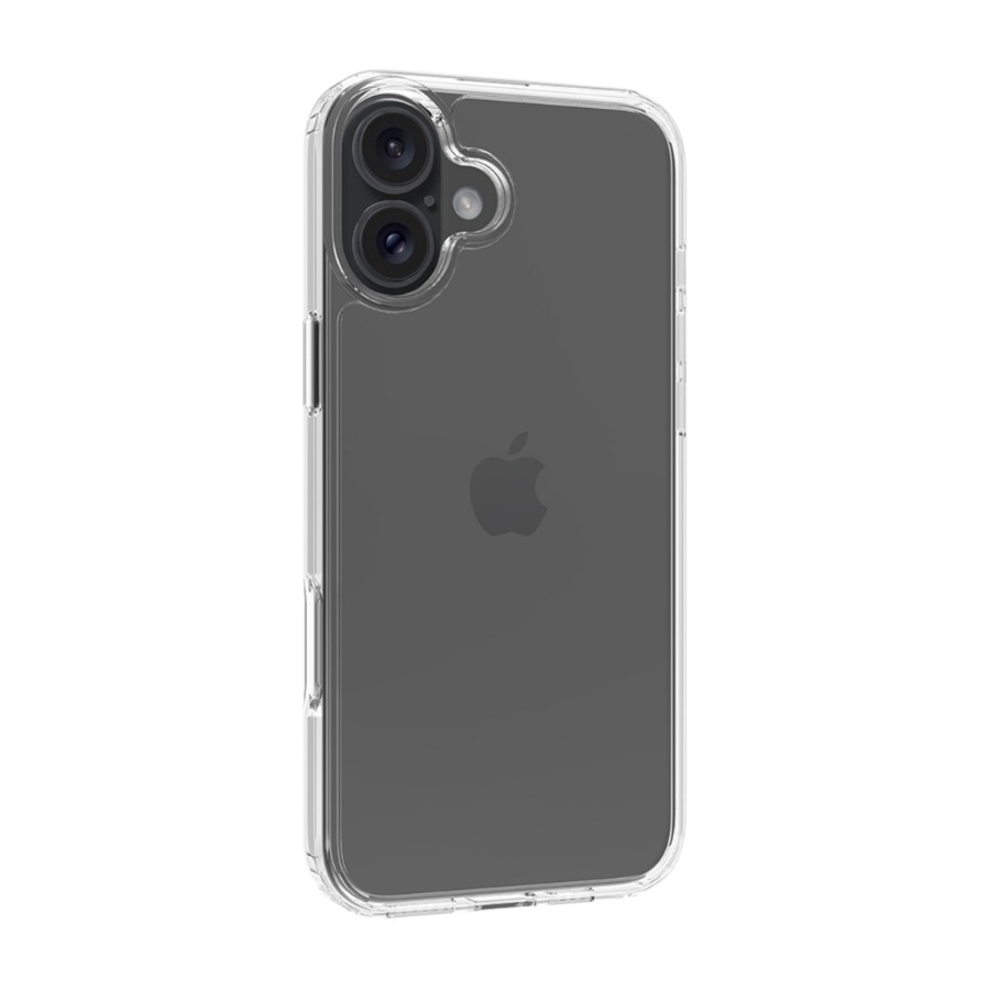 Screenor Bumper, iPhone 16 Plus -suojakuori, Läpinäkyvä