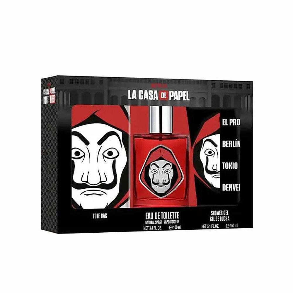 Netflix La Casa De Papel Eau De Toilette Spray 100 ml, 3 kpl