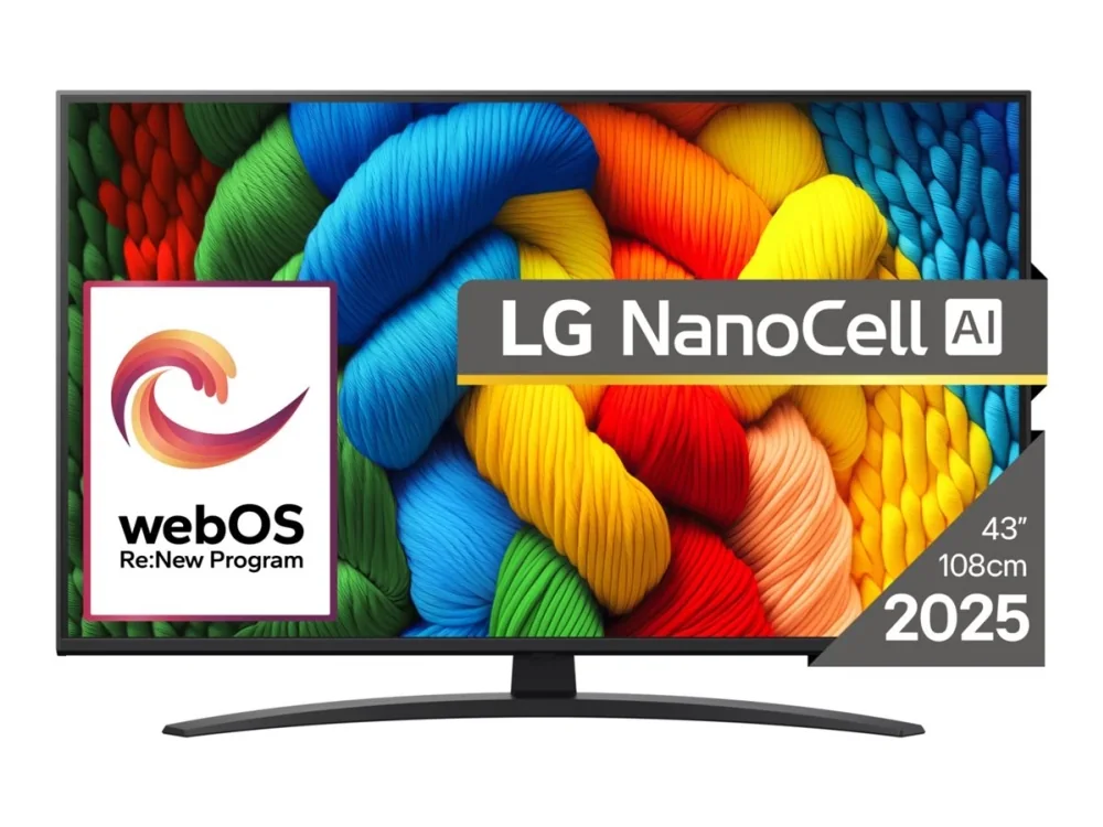 LG 43" Televisio LED 4K 43NANO81A3A