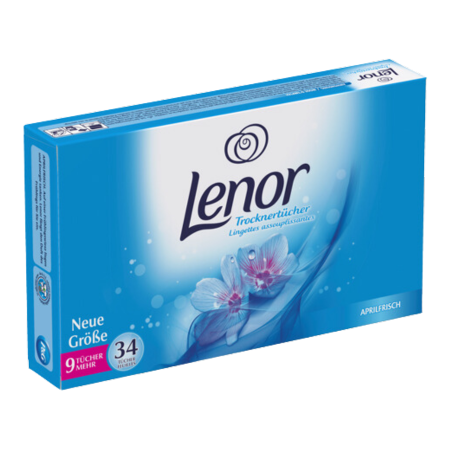 Lenor April Fresh Wipes - 34 kpl.