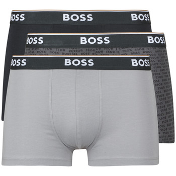 BOSS Bokserishortsit 'Power' harmaa / musta