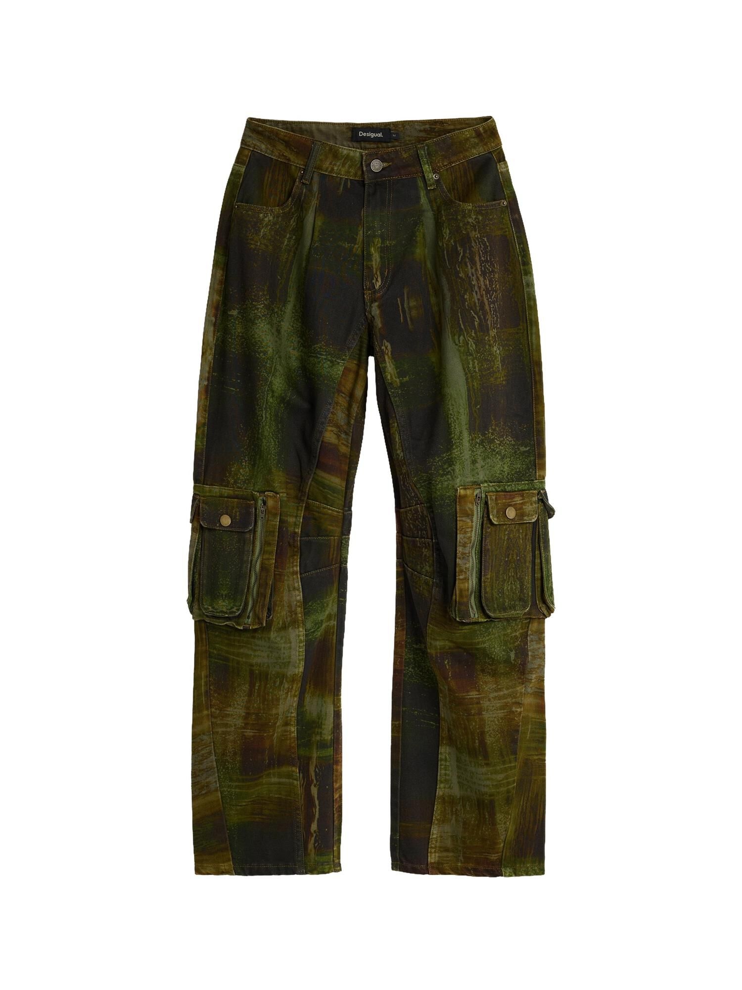 Desigual Housut khaki / oliivi