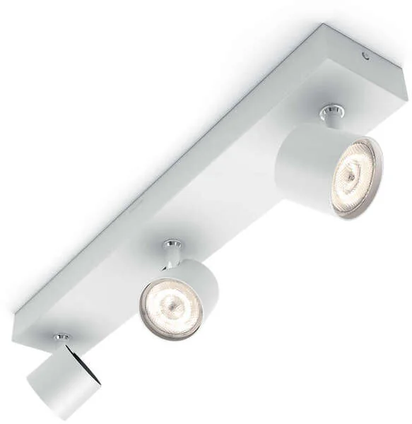 Philips WarmGlow LED Star kohdevalaisin 3x, Pinta-asennettavat spottivalot, Ei vaihdettavissa oleva hehkulamppu, 3 lamppu(a), LED, 13,5 W, 2700 K