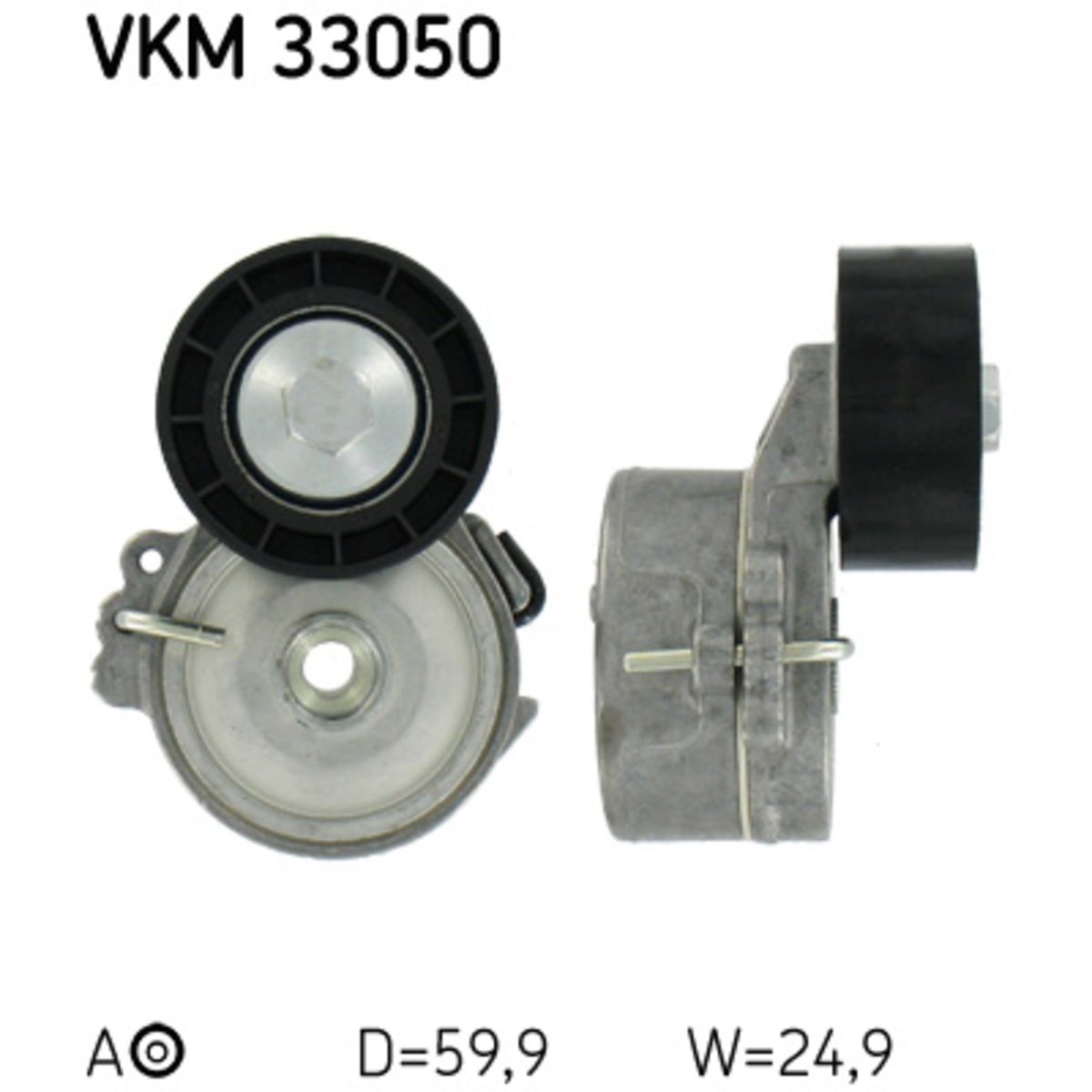 Kiristysrulla, moniurahihna SKF VKM 33050