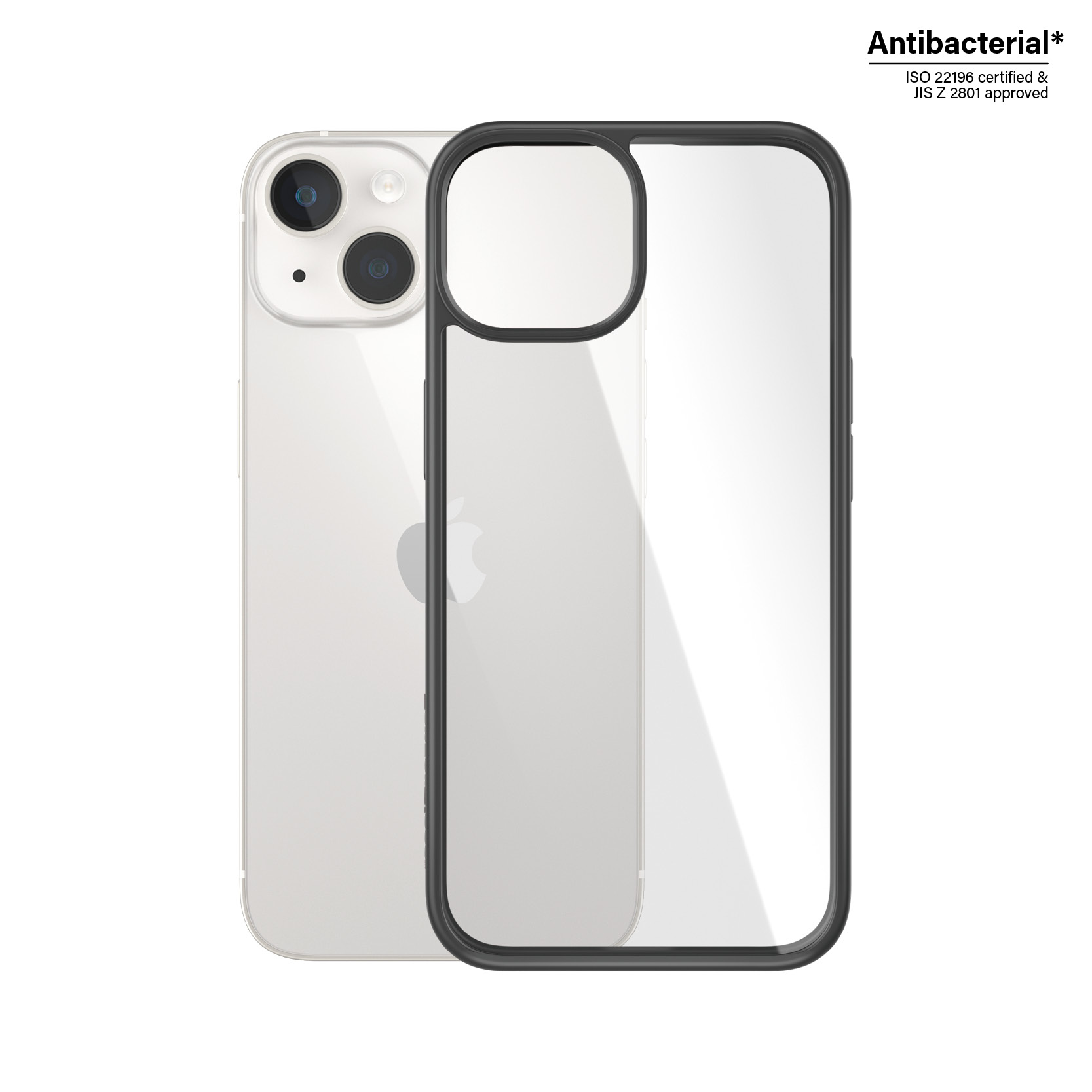 Panzerglass Clearcase Black Edition Iphone 13, Iphone 14 Läpinäkyvä
