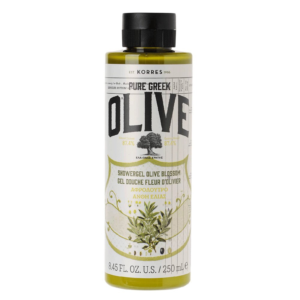 Korres Puhdas kreikkalainen oliivin ja oliivin kukka suihkugeeli 250 ml