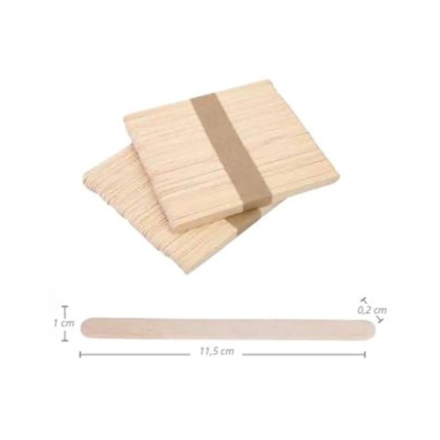 Eurostil Sacchetto per Spatola in Legno 115x110 mm Confezione da 100 Pezzi — Sacchetti monouso