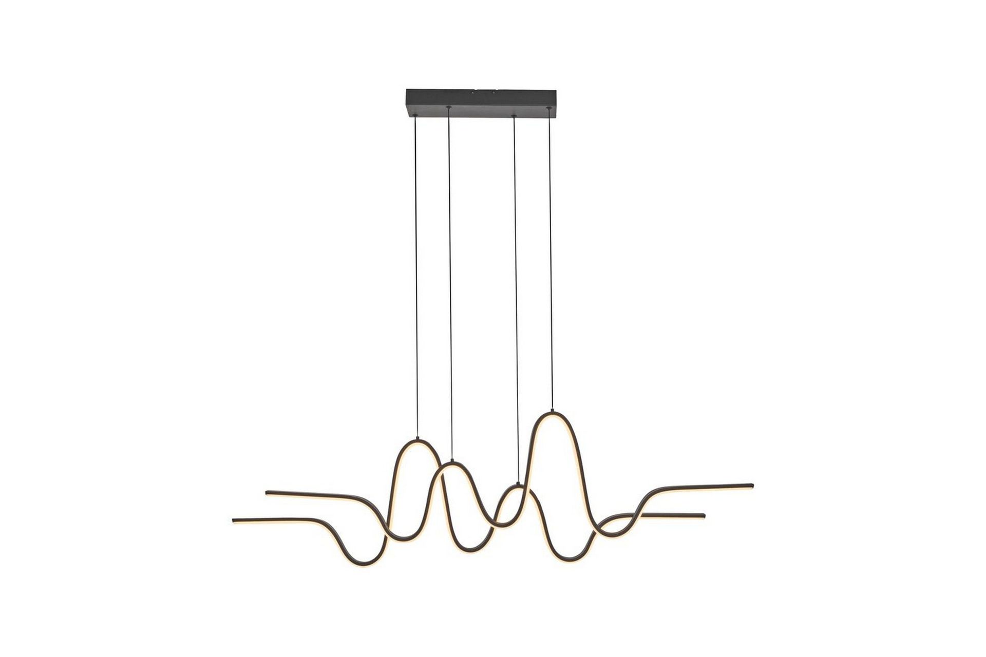 Paul Neuhaus Altitude LED-riippuvalaisin, musta, pituus 125 cm