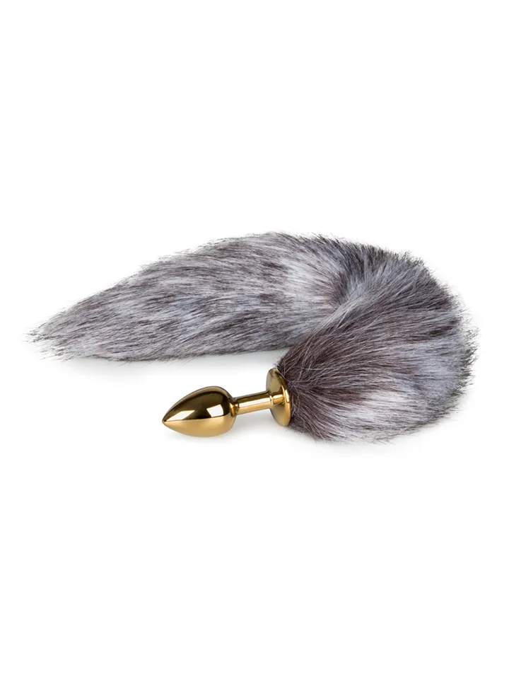 Fox Tail Plug No. 5 Gold Anaalitappi hännällä