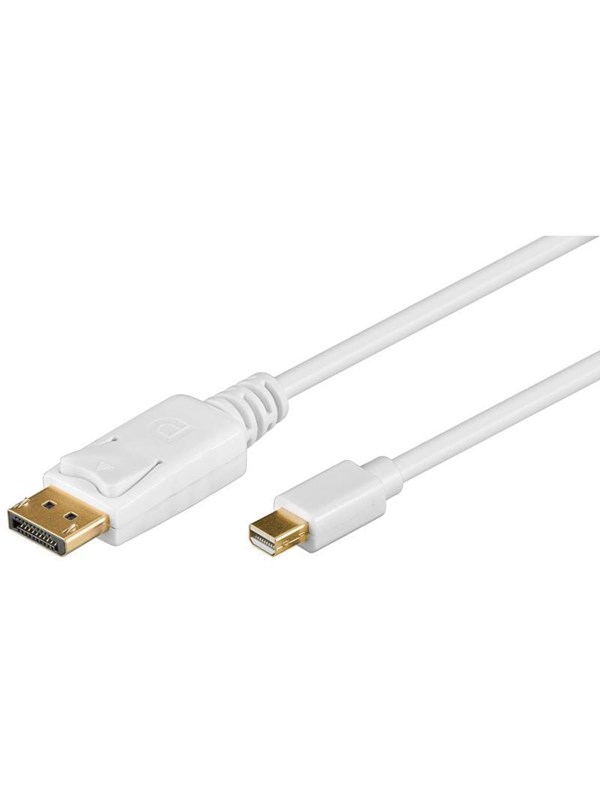 Goobay Adapterkabel för Mini DisplayPortTM, Guldpläterad Mini DisplayPort plugg > DisplayportTM plugg