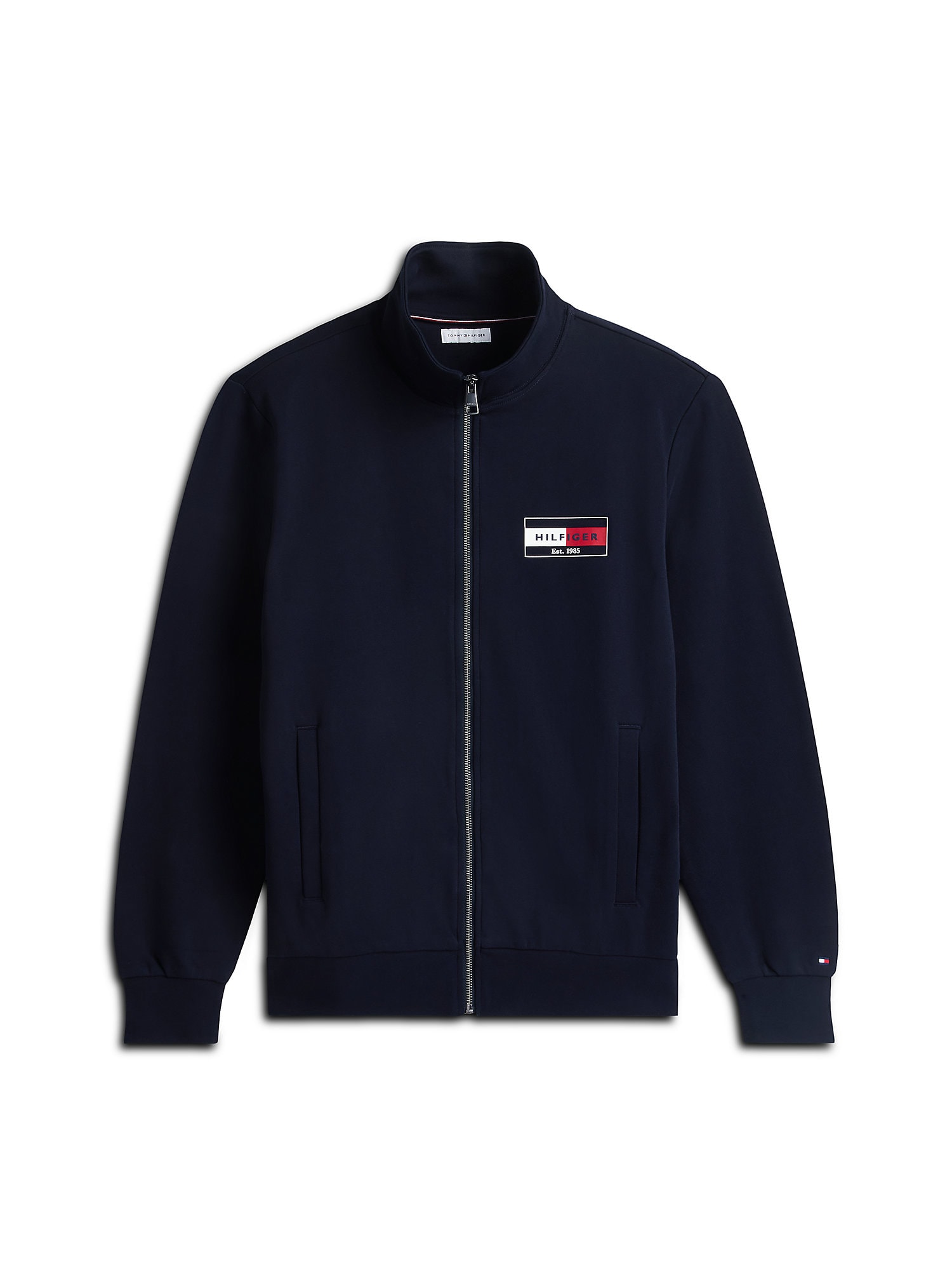 TOMMY HILFIGER Collegetakki 'Brand Love'  tummansininen