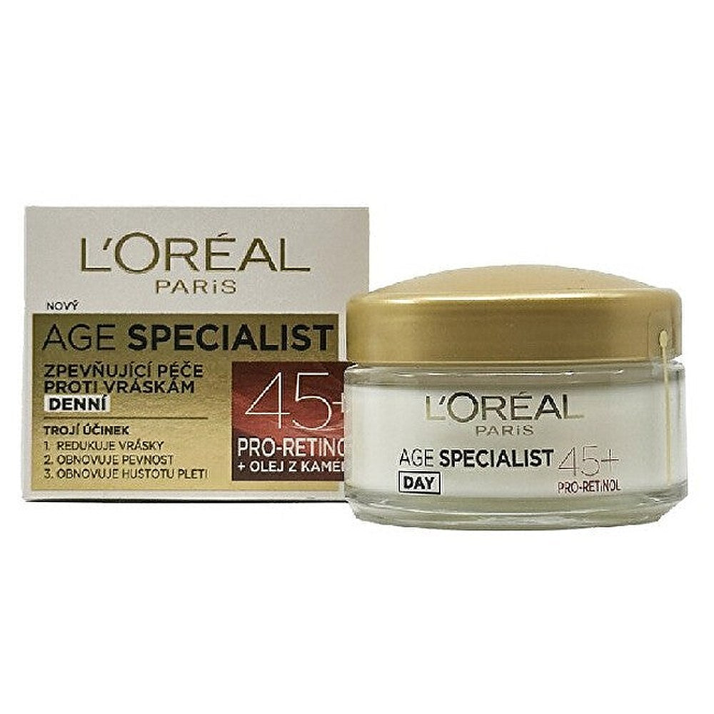 L ́oréal paris Päivittäinen ryppyjä ehkäisevä voide Ikä 45+ Specialist - 50 ml