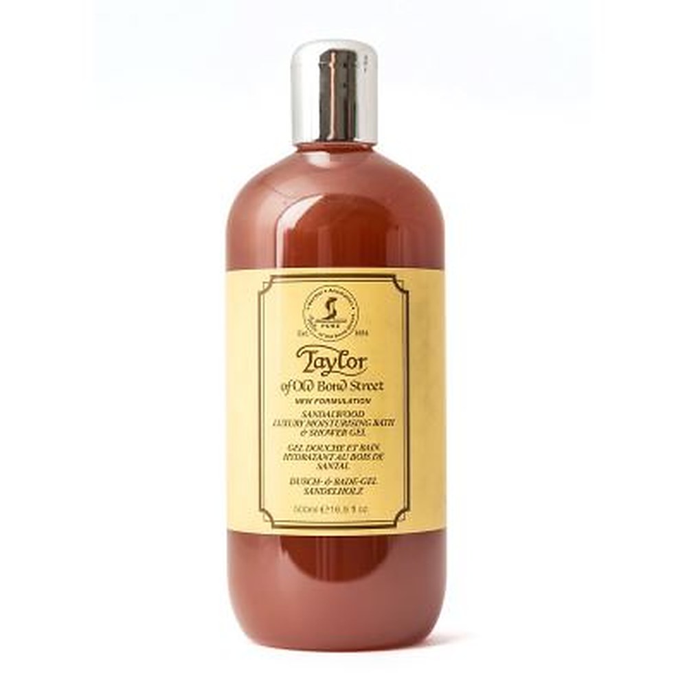 Taylor of Old Bond Street Sandalwood Luxury Moisturising Bath & Shower Gel — kosteuttava kylpy- ja suihkogeeli 500 ml