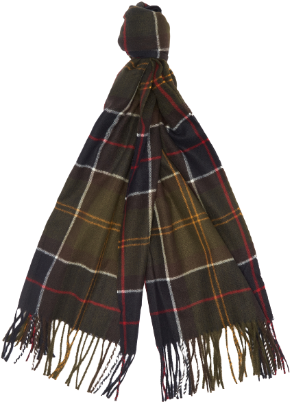 Barbour Stanway Tartan Wrap huivi, Classic Tartan