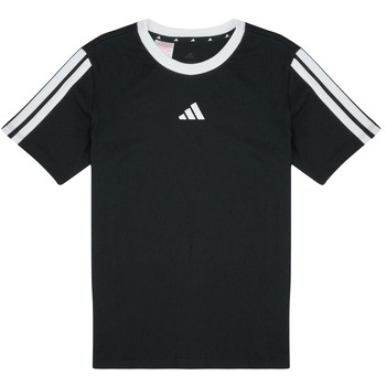 ADIDAS SPORTSWEAR Toiminnallinen paita 'Essentials' musta / valkoinen