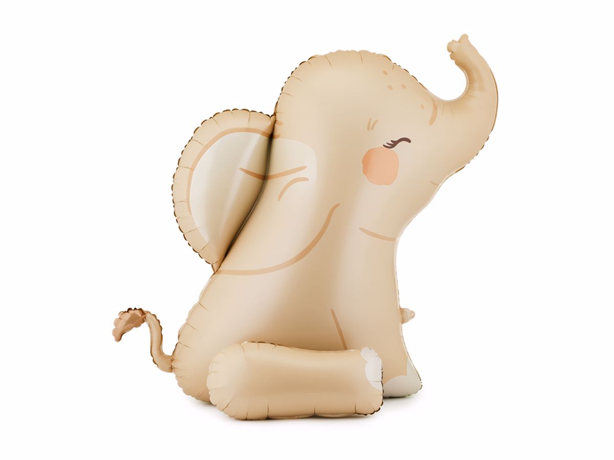 Foliopallo - Beige elefantti, 90 cm