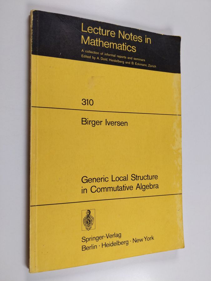 Birger Iversen : Generil local structure of the morphisms in commutative algebra