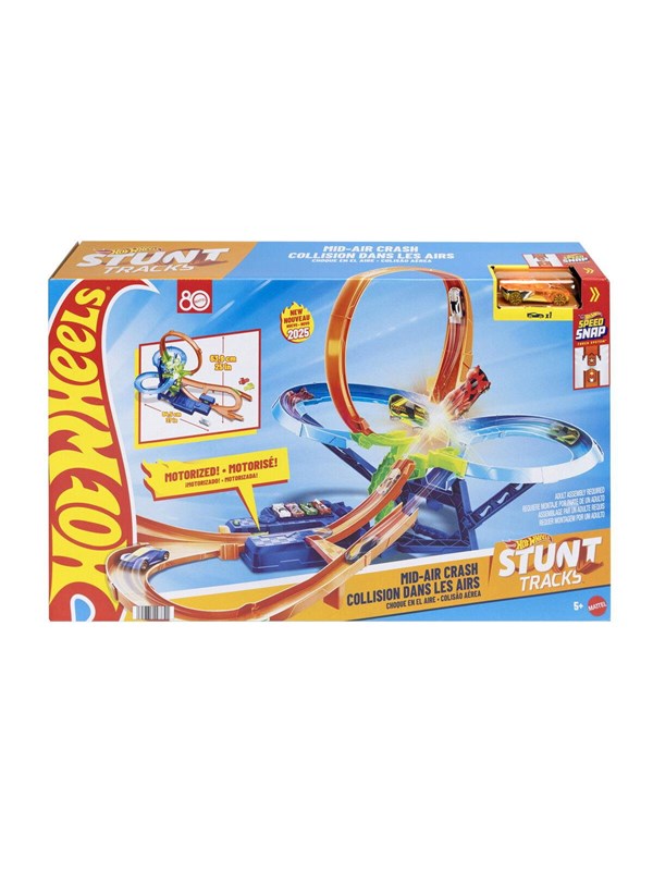 Hot Wheels -temppuradat Big Air Crash -autorata