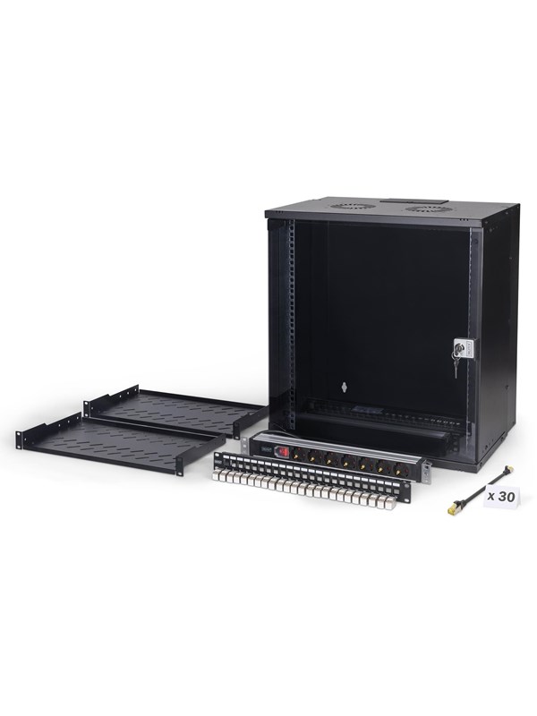 DIGITUS DN-49207-SET - SOHO Pro - 12U Wall Mount Rack Cabinet