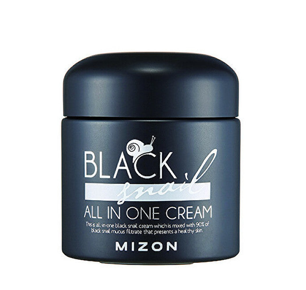 Mizon Black Snail All In One Cream — kasvovoide, jossa on 90% afrikkalaisen mustan etanan eritteitä 75 ml