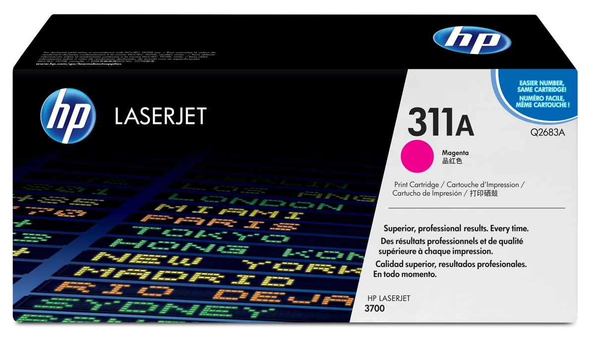 HP Color LaserJet 3700-laservärikasetti, magenta