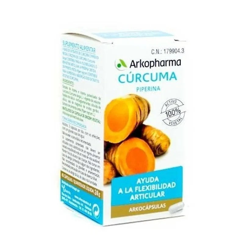Arkopharma Luomu kurkuma 40 kapselia