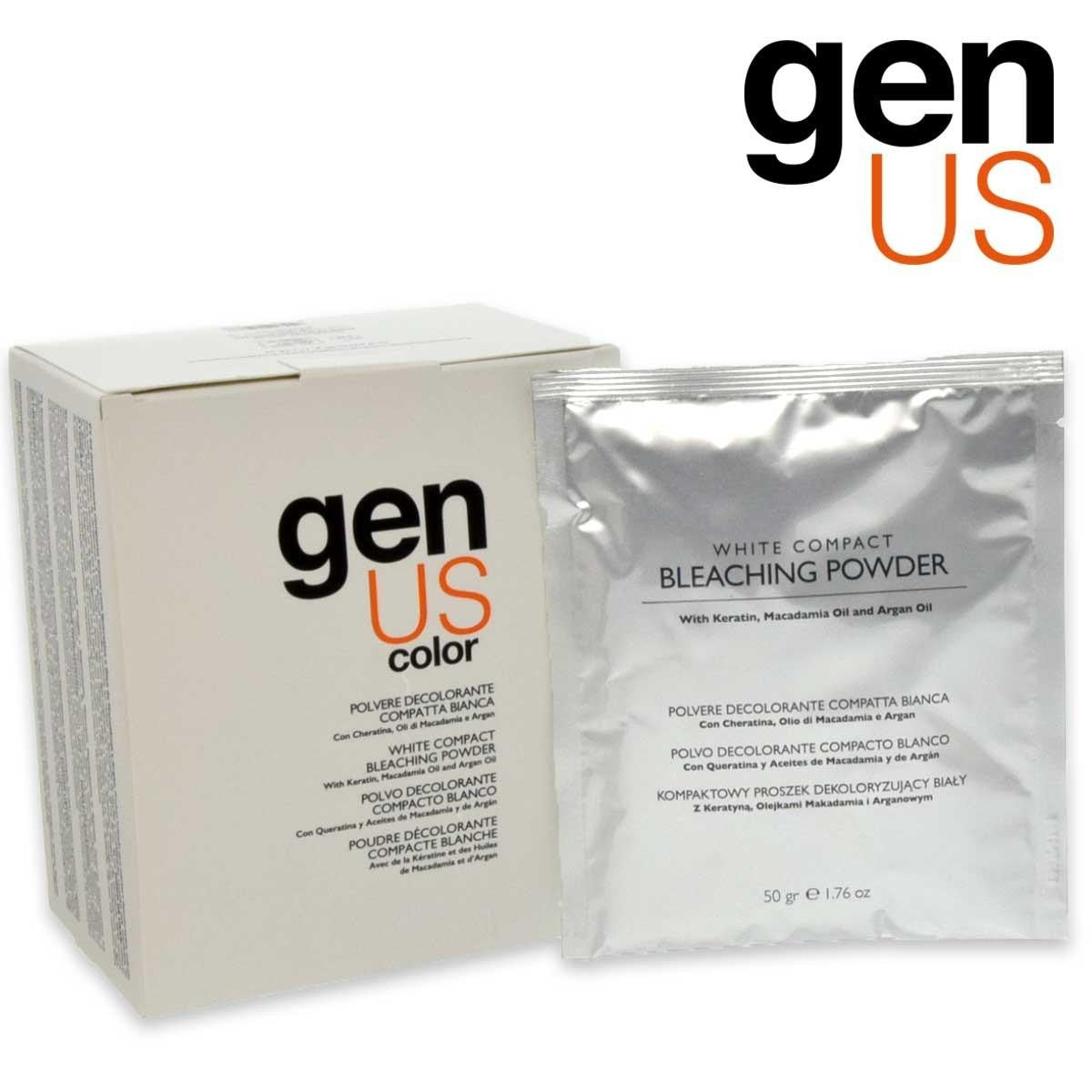 Kompakti vaalennusjauhe Genus White 8X50Gr