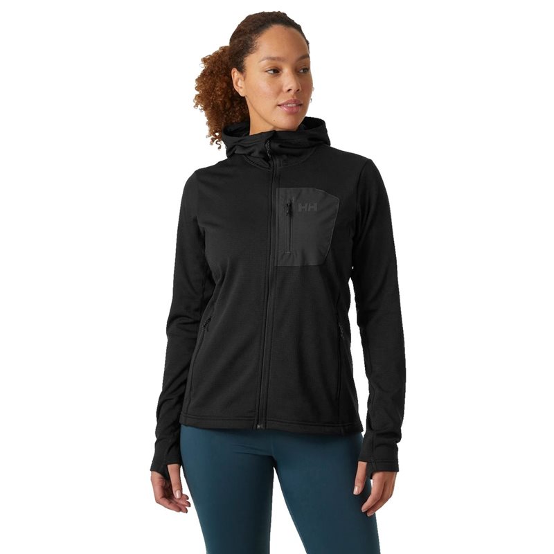 Helly Hansen Versalite Hooded, fleecejakke, nainen, musta