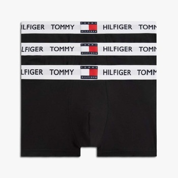 Tommy Hilfiger Underwear Bokserishortsit 'Heritage'  musta / valkoinen