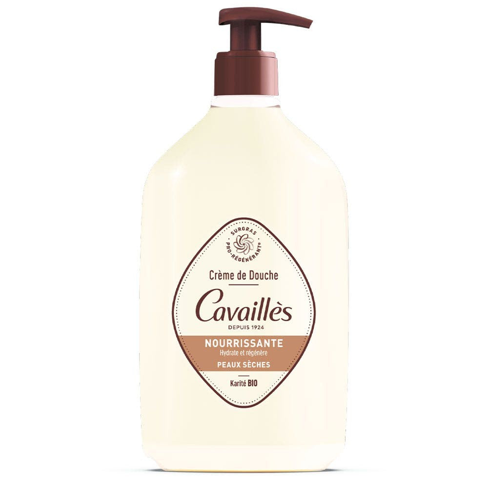 Cavalli Surgras Active Nourishing Shower Cream orgaanisella sheavoilla kuivalle iholle 750 ml