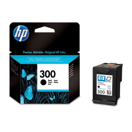 HP 300-mustekasetti, 4 ml, musta