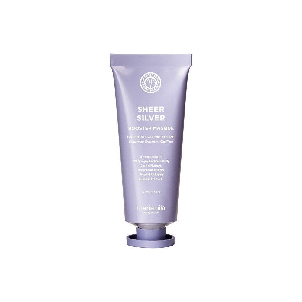 maria nila Sheer Silver Ravitseva naamio vaaleille hiuksille - 50ml