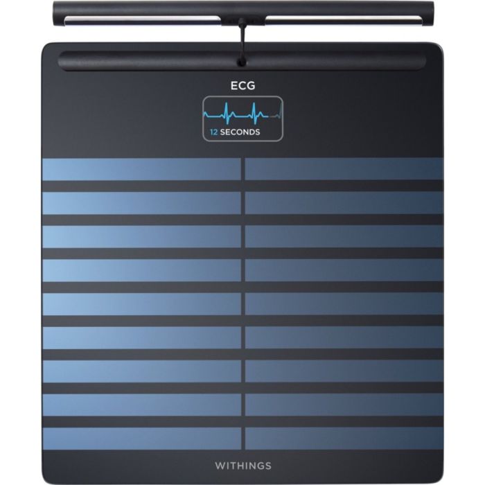 Withings BODY SCAN, Sähkökäyttöinen henkilövaaka, 200 kg, 50 g, Musta, 5 kg, kg, lb, ST