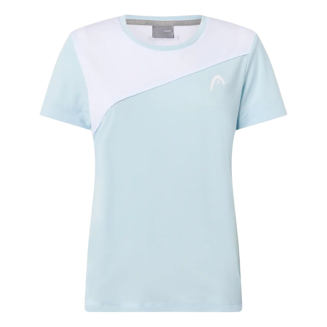 Head Tie-Break T-shirt Women Lightblue/White