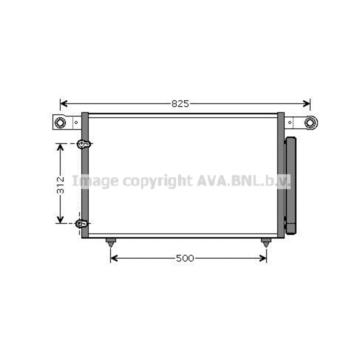 Lauhdutin, ilmastointilaite AVA COOLING SYSTEMS MZ5196D