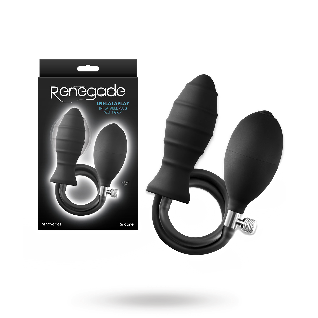 Renegade InflataPlay Inflatable Butt Plug Pumpattava anaalitappi