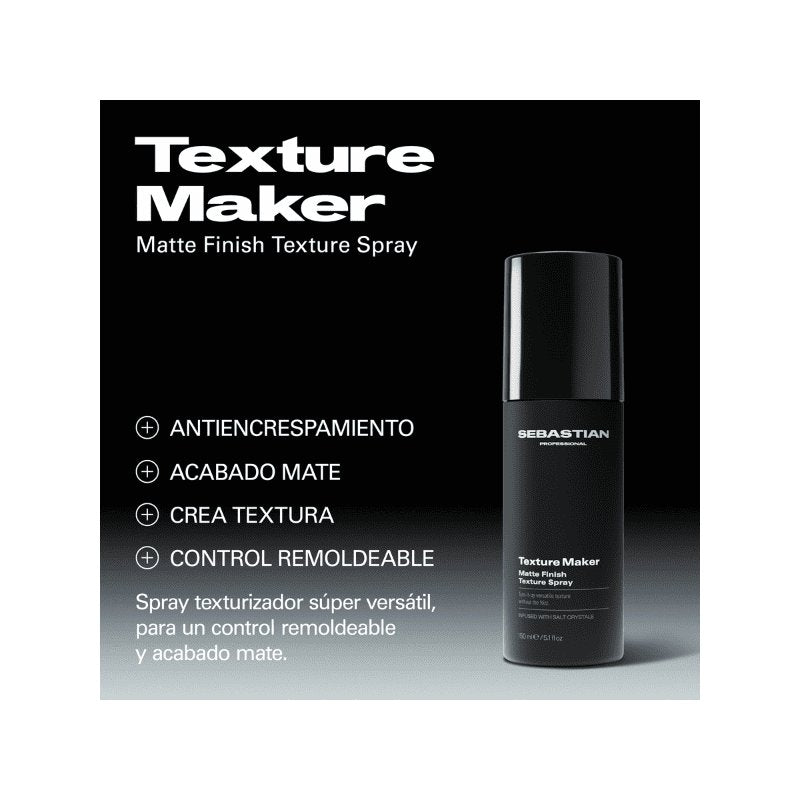 Sebastian Professional Texture Maker Tekstuurisuihke Uudelleenmuokattava ja Mattapintainen 150ml