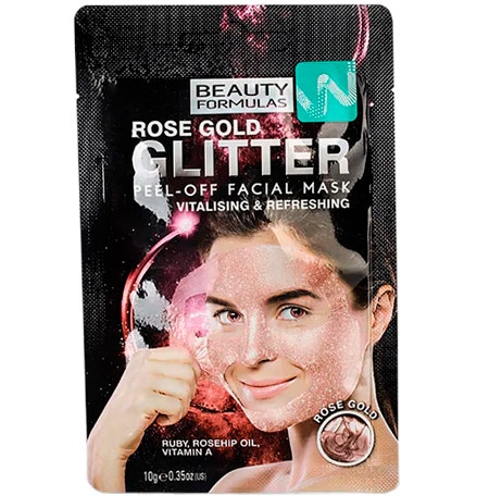 Beauty Formulas Rose Gold Glitter kasvonaamio