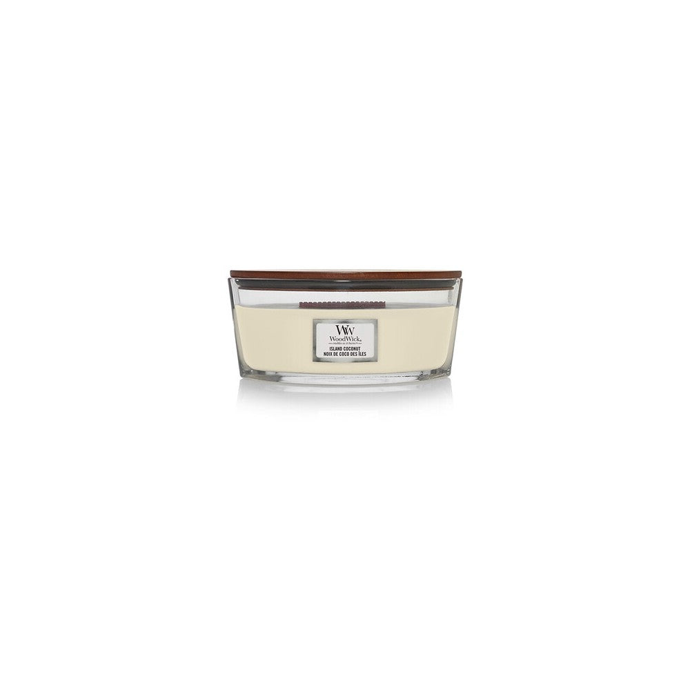 Woodwick Ship-tuoksukynttilä Island Coconut 453.6g