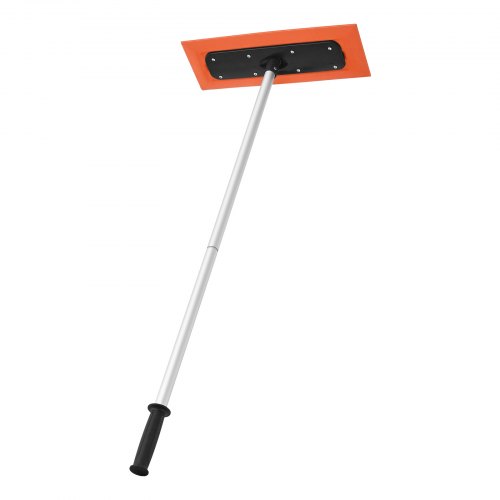 VEVOR Snow Roof Rake, 1.2m Long Reach Car Roof Snow Scraper, 45cm Foam Blade for No Scratches, Non-Slip Handle, Lightweight Snows Removal Tool for Vehicle Garage Rooftop Leaves Debris Clearing