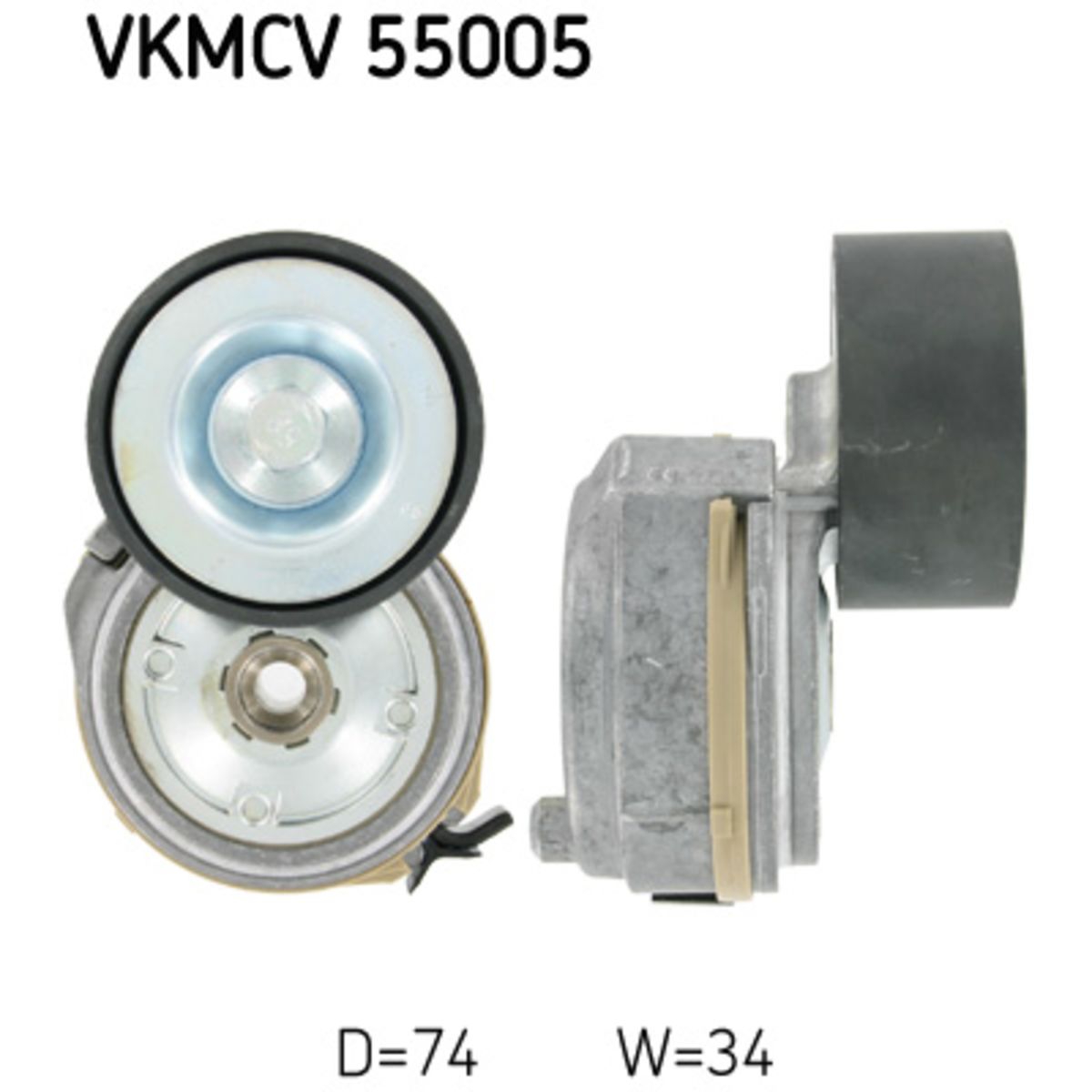 Kiristysrulla, moniurahihna SKF VKMCV 55005