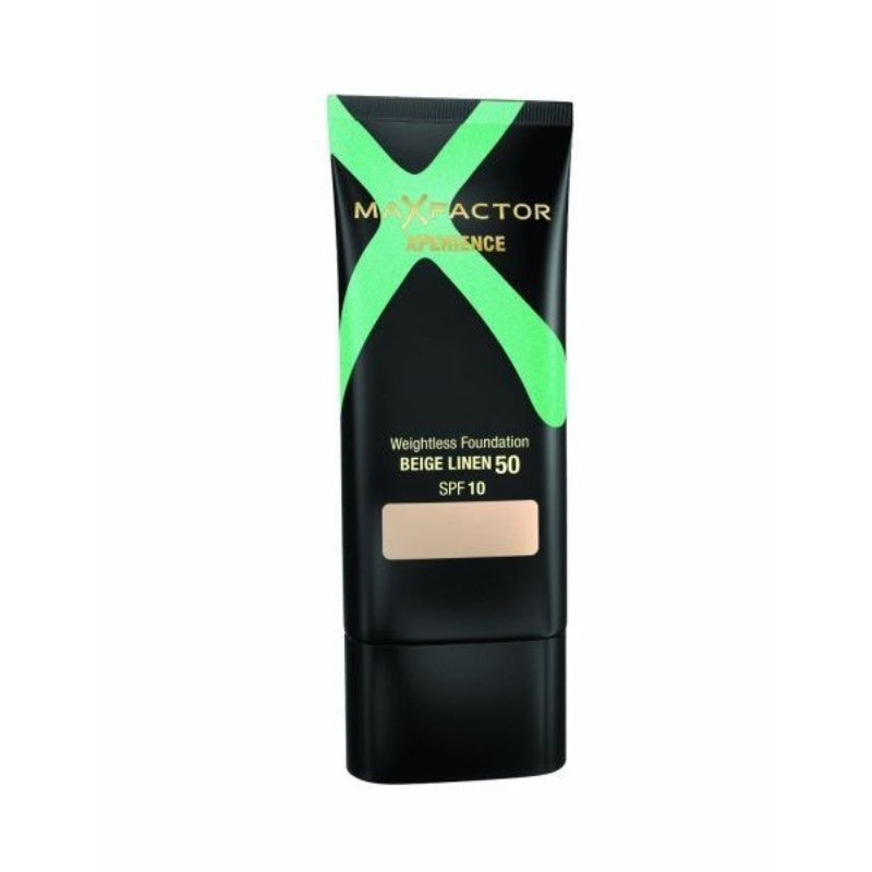 Nestemäinen säätiö Max Factor Xperience 50 Linen Beige SPF 10 30 ml