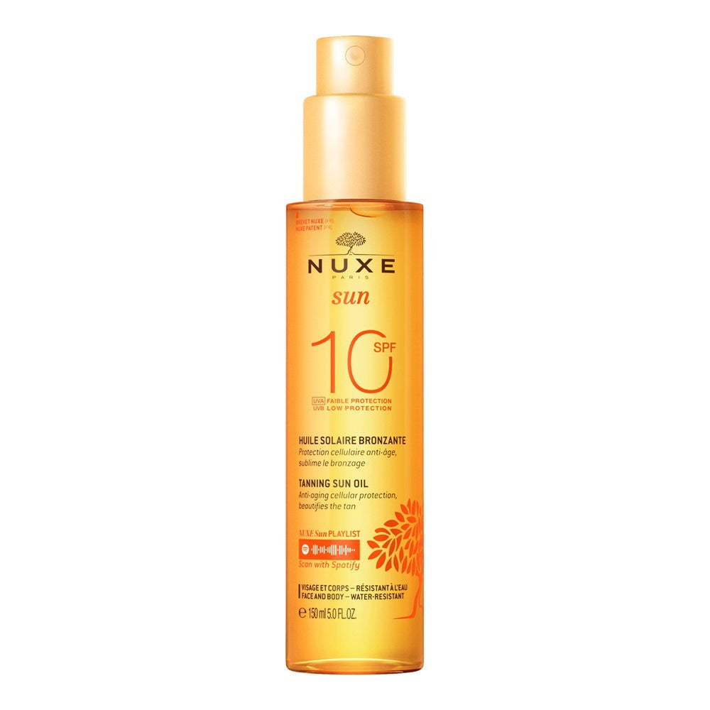 Nuxe, aurinko-, ikääntymistä ehkäisevä, rusketusöljy, SPF 10, 150 ml
