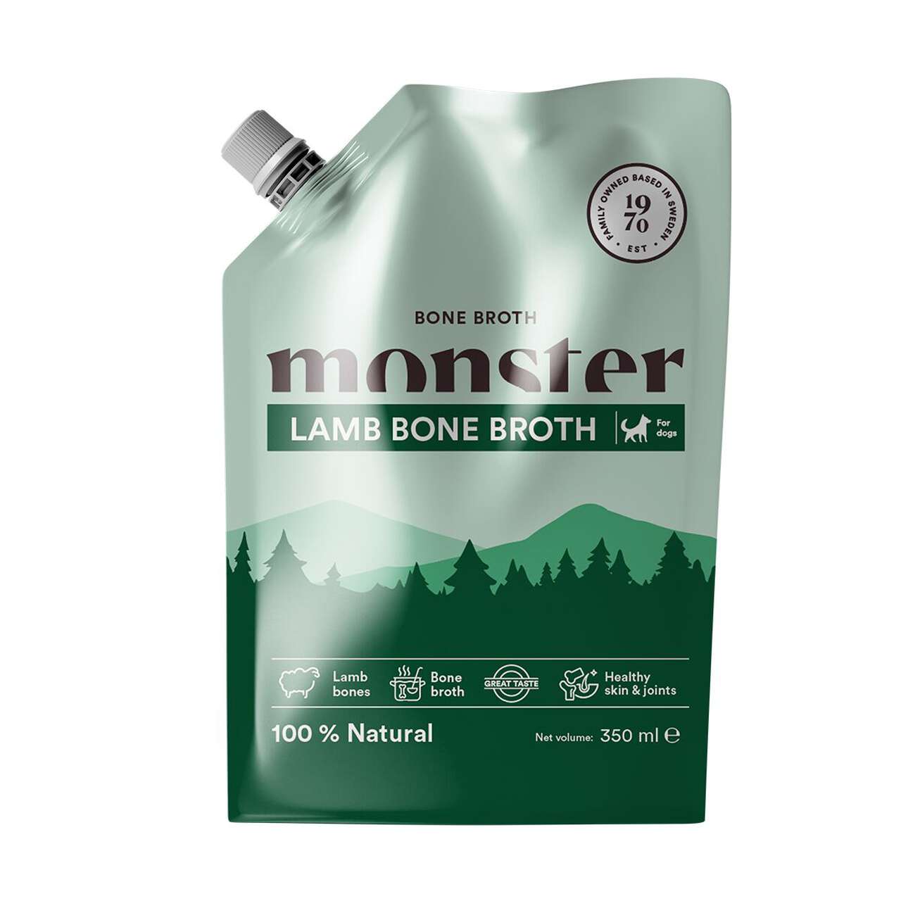 Monster Dog Bone Broth Lamb Luuliemi 350 ml