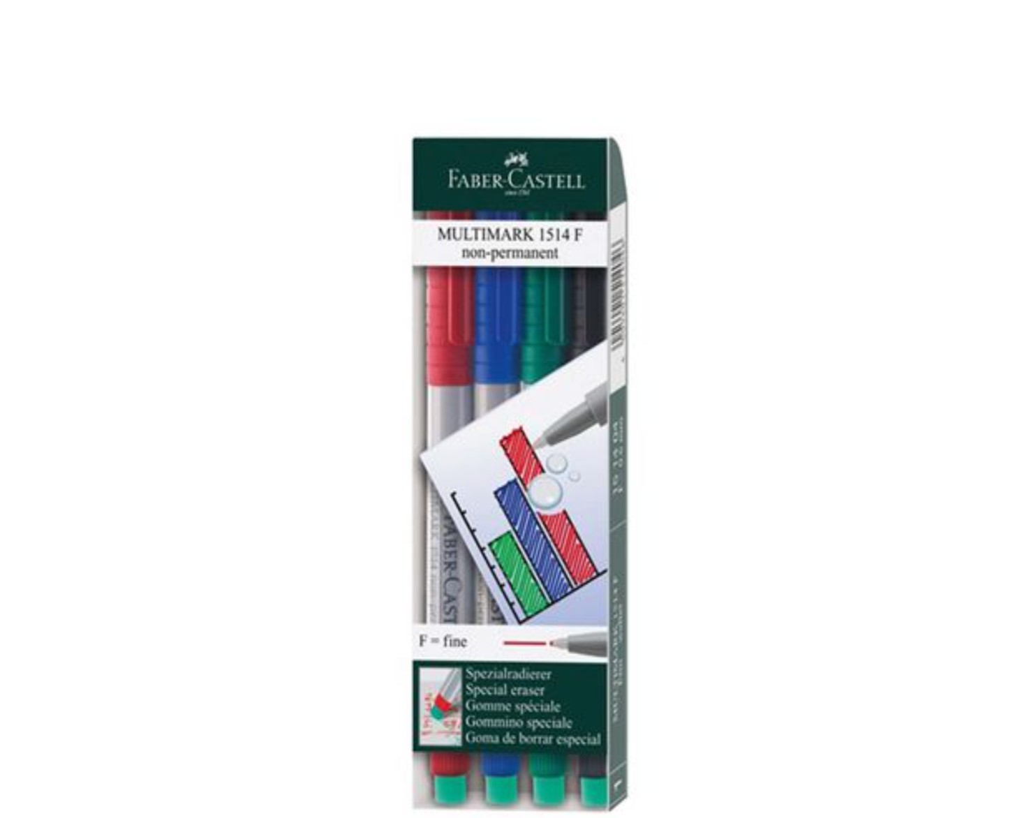 Other OH-kynä VL Faber Castell fine, 4 kpl 4005401514046 Vastaa: N/A