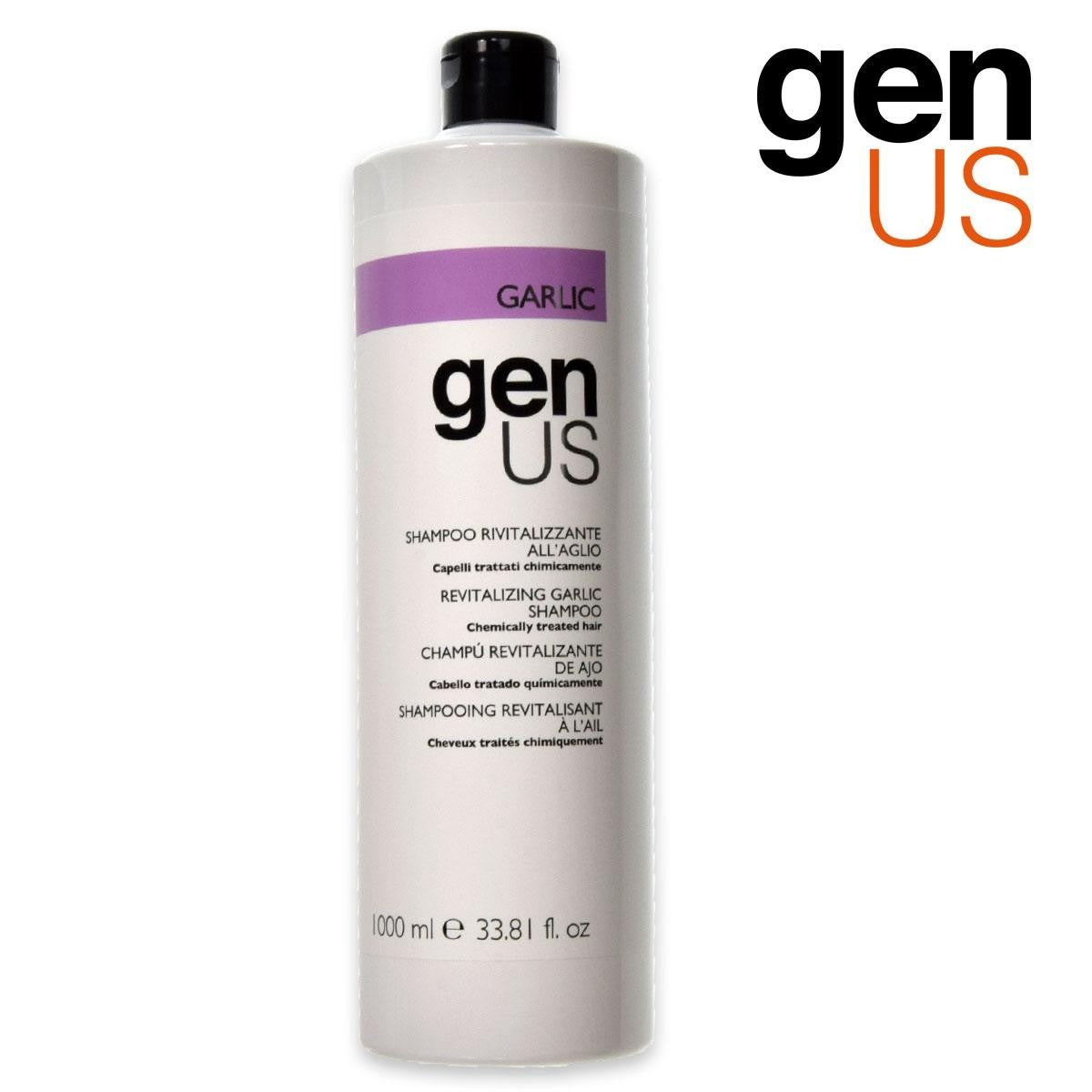 Virkistävä valkosipulishampoo Genus 1000 ml