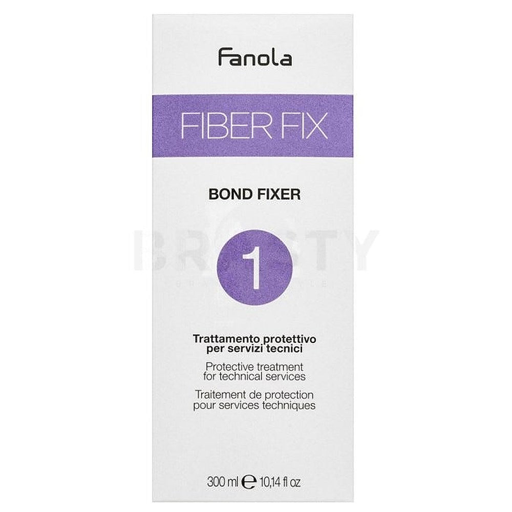 Fanola Fiber Fix Bond Fixer N.1 Suojaava hoitoaine (värjätyille ja vaalennetuille hiuksille) - 300ml