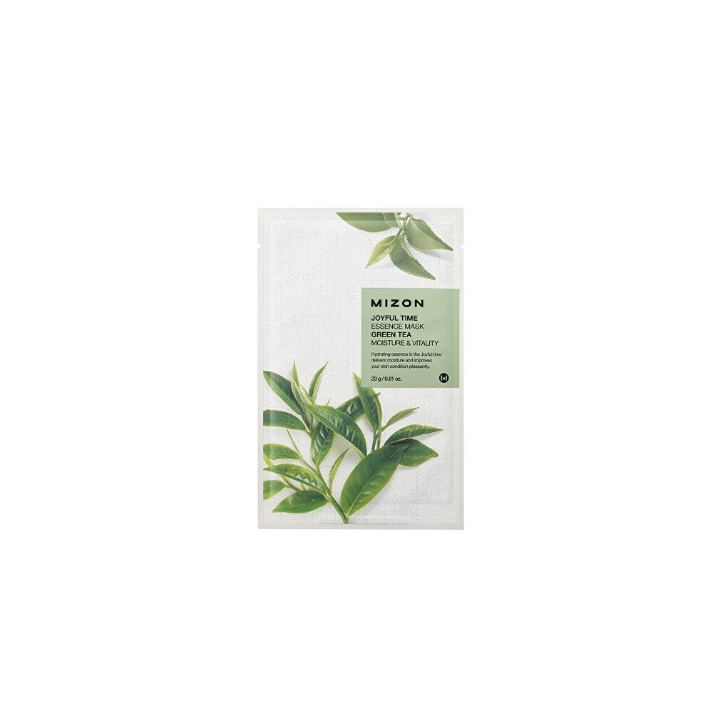 Mizon Joyful Time Green Tea kosteuttava ja elvyttävä arkkinaamio 23g
