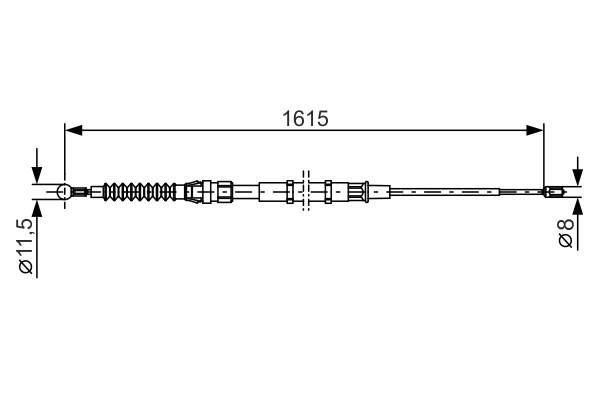 Bosch Käsijarruvaijeri 1987482328