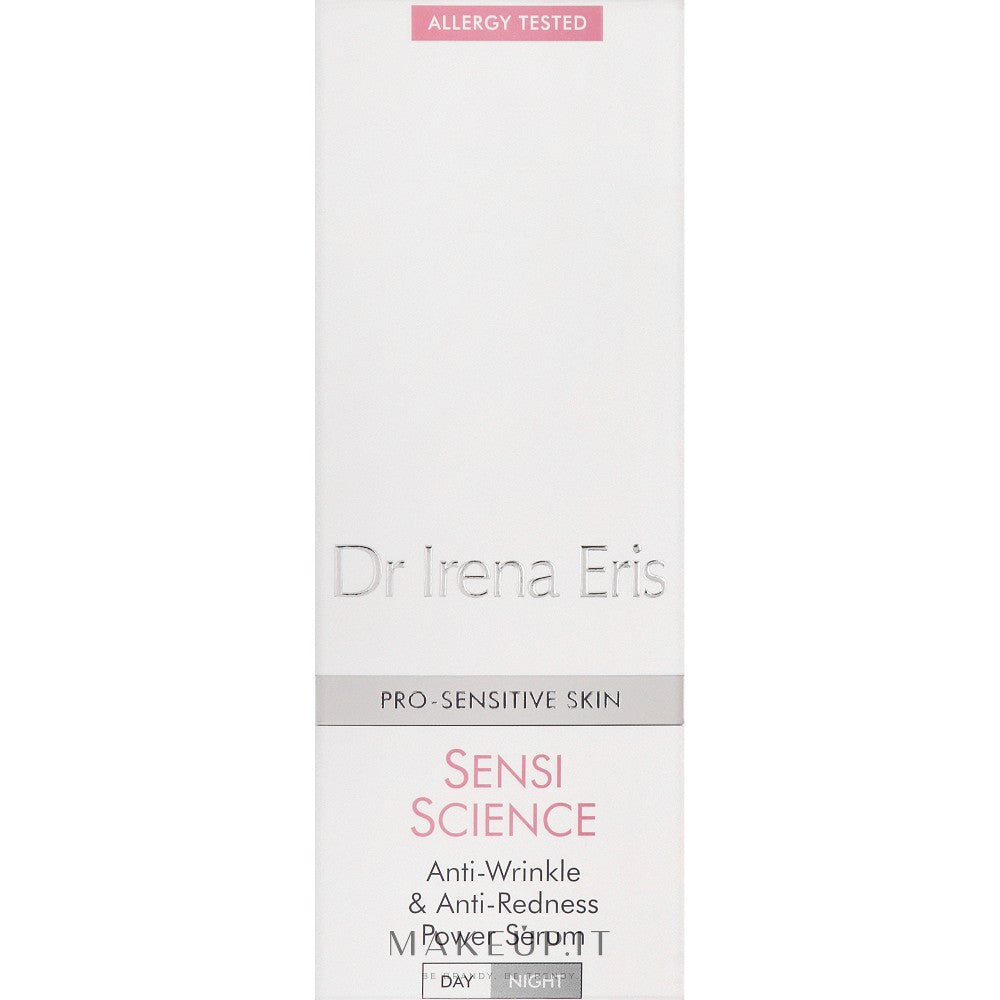 Dr Irena Eris Sensi Science Anti-Wrinkle and Anti-Redness Power vahvistava ryppyjä ehkäisevä seerumi 30 ml